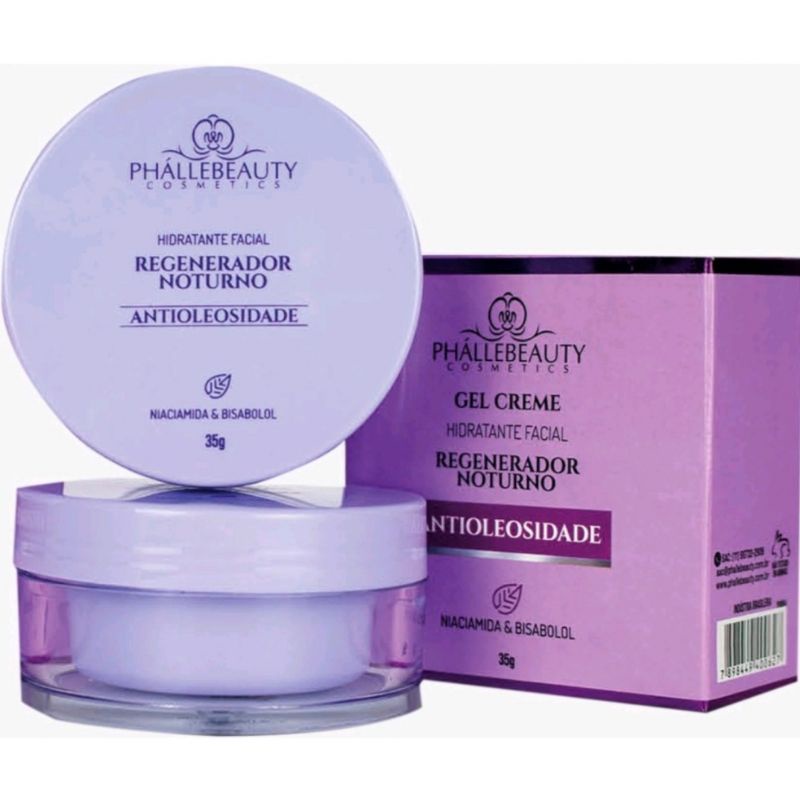 Gel Creme Facial Hidratante Regenerador Noturno G Shopee Brasil