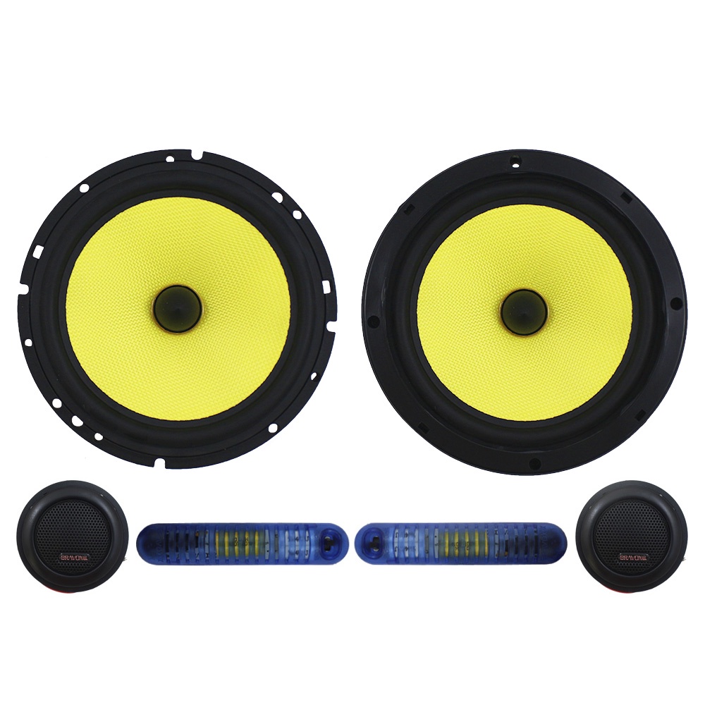 Kit 2 Vias Bravox 6 Polegadas CS60 K 160w Rms Par Alto Falante Mini