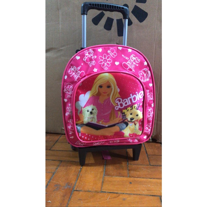 Mochila Infantil De Rodinhas Barbie Shopee Brasil