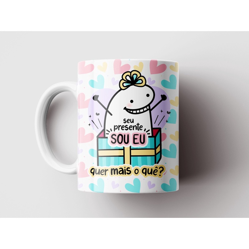 Caneca Flork Namorados Seu Presente Sou Eu Shopee Brasil