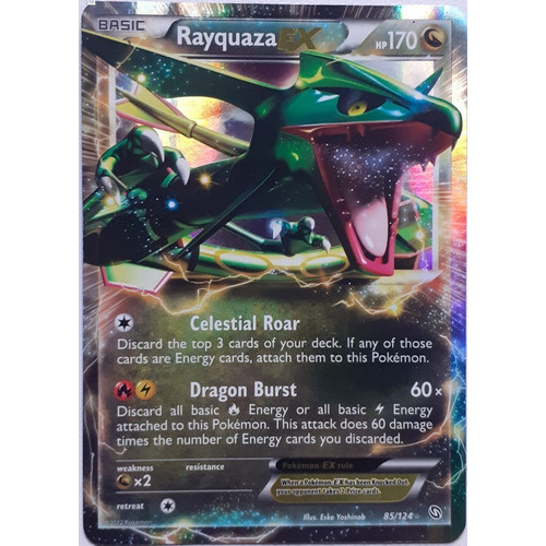 Carta Pokemon Rayquaza Ex Ultra Rara Ingles Original Shopee Brasil