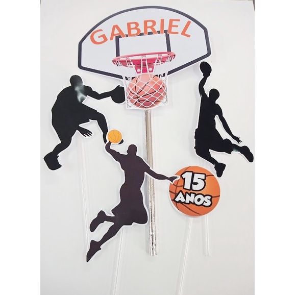 Topo De Bolo Basquete Shopee Brasil