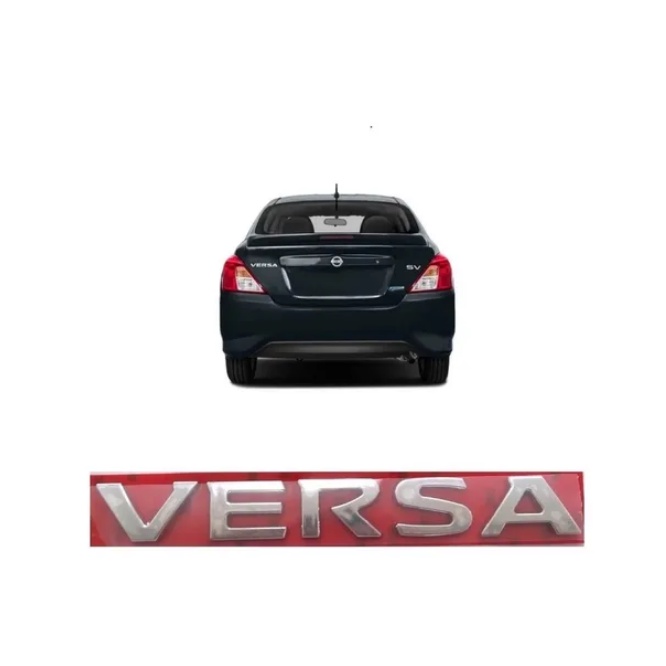 Emblema Letreiro Versa Nissan Tampa Traseira Mala Cromado Shopee Brasil