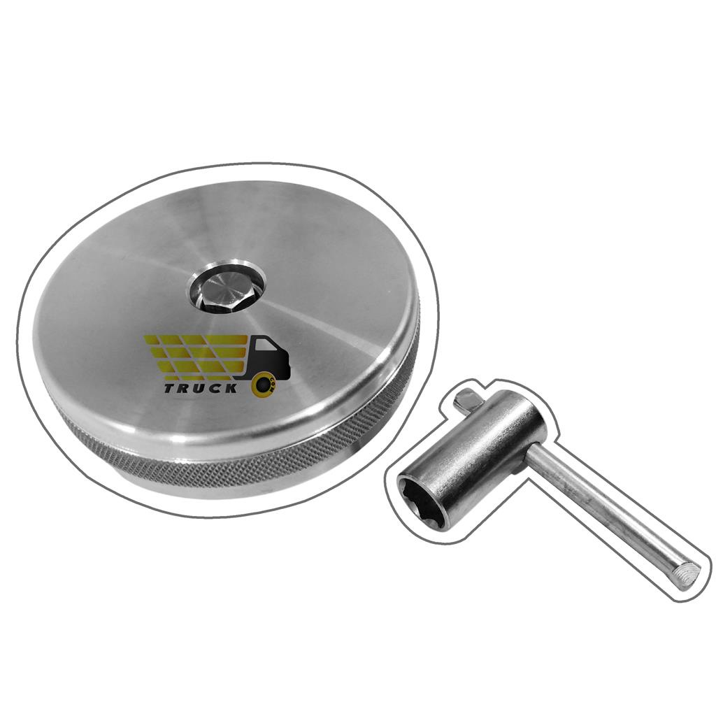 Tampa Em Aluminio Tanque De Caminhao Iveco Fh Shopee Brasil