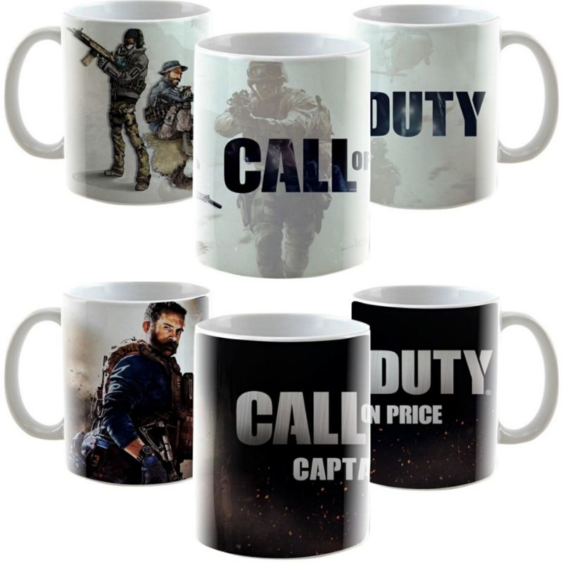 Caneca Call Of Duty Cod Warzone Captain Price Game Videogame