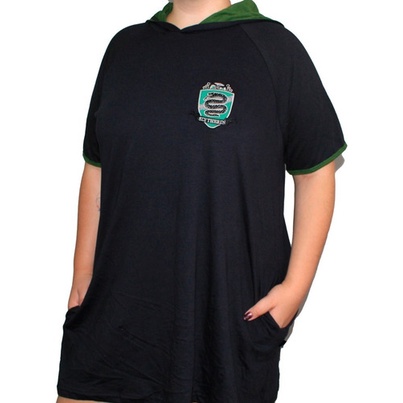 Camiseta Long Vestido Piticas Harry Potter Sonserina Shopee Brasil