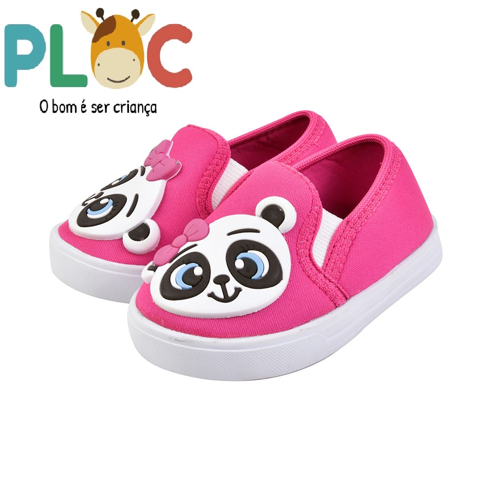 Tênis Iate Slyp Infantil PLOC SLY72 PINK PANDA Shopee Brasil