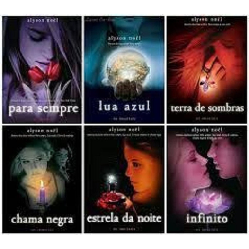 Livro Serie Os Imortais Alyson Noel Shopee Brasil