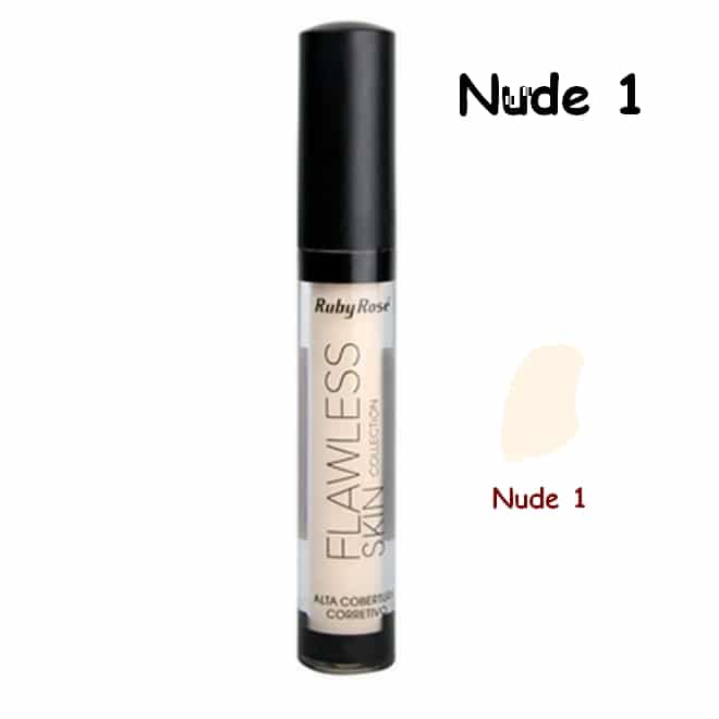 CORRETIVO LIQUIDO FLAWLESS RUBY ROSE COR NUDE 1 Shopee Brasil