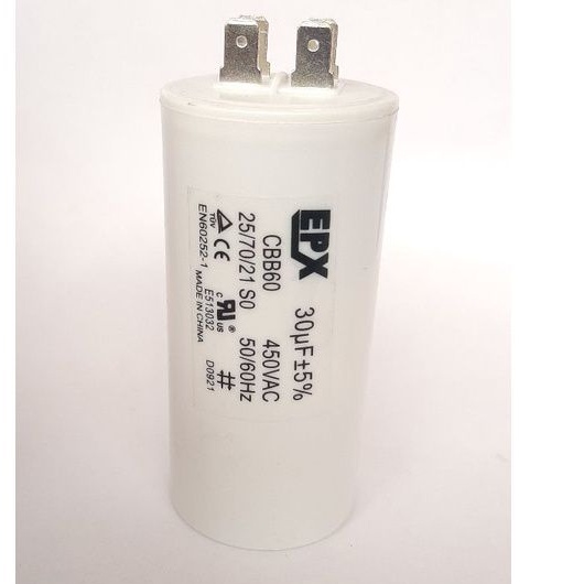 Capacitor Compressor E Lavadoras Cbb60 30uf 450v Permanente Shopee Brasil