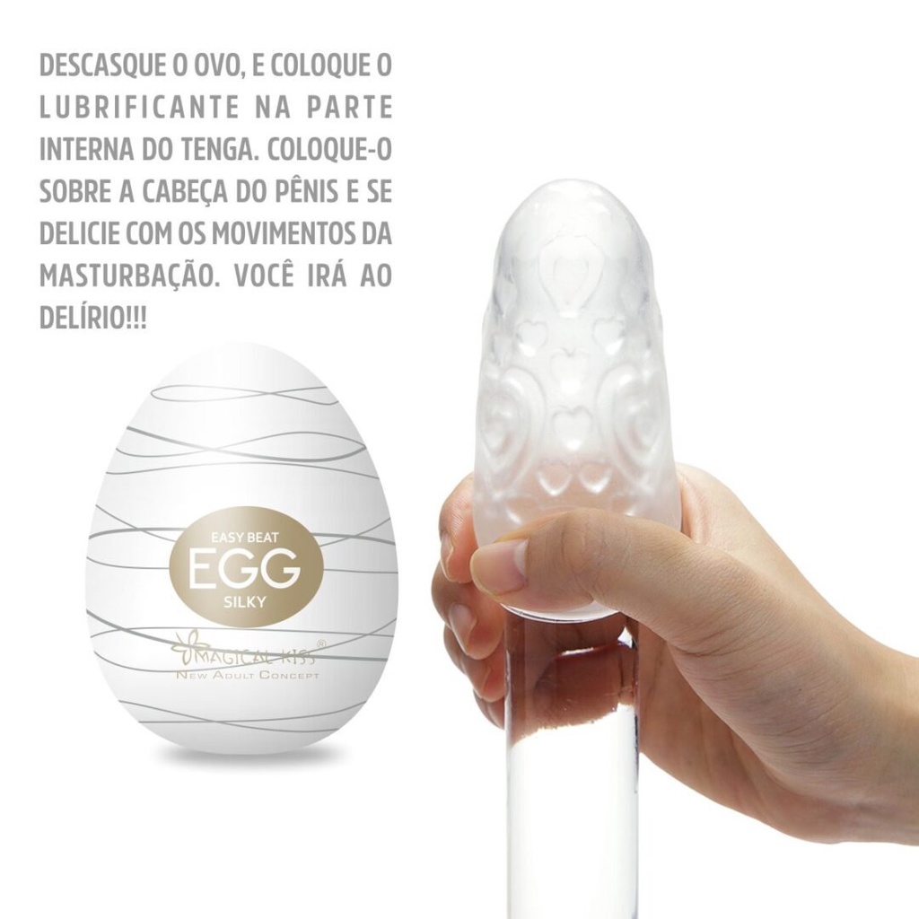 Egg Masturbador Masculino Silk Shopee Brasil