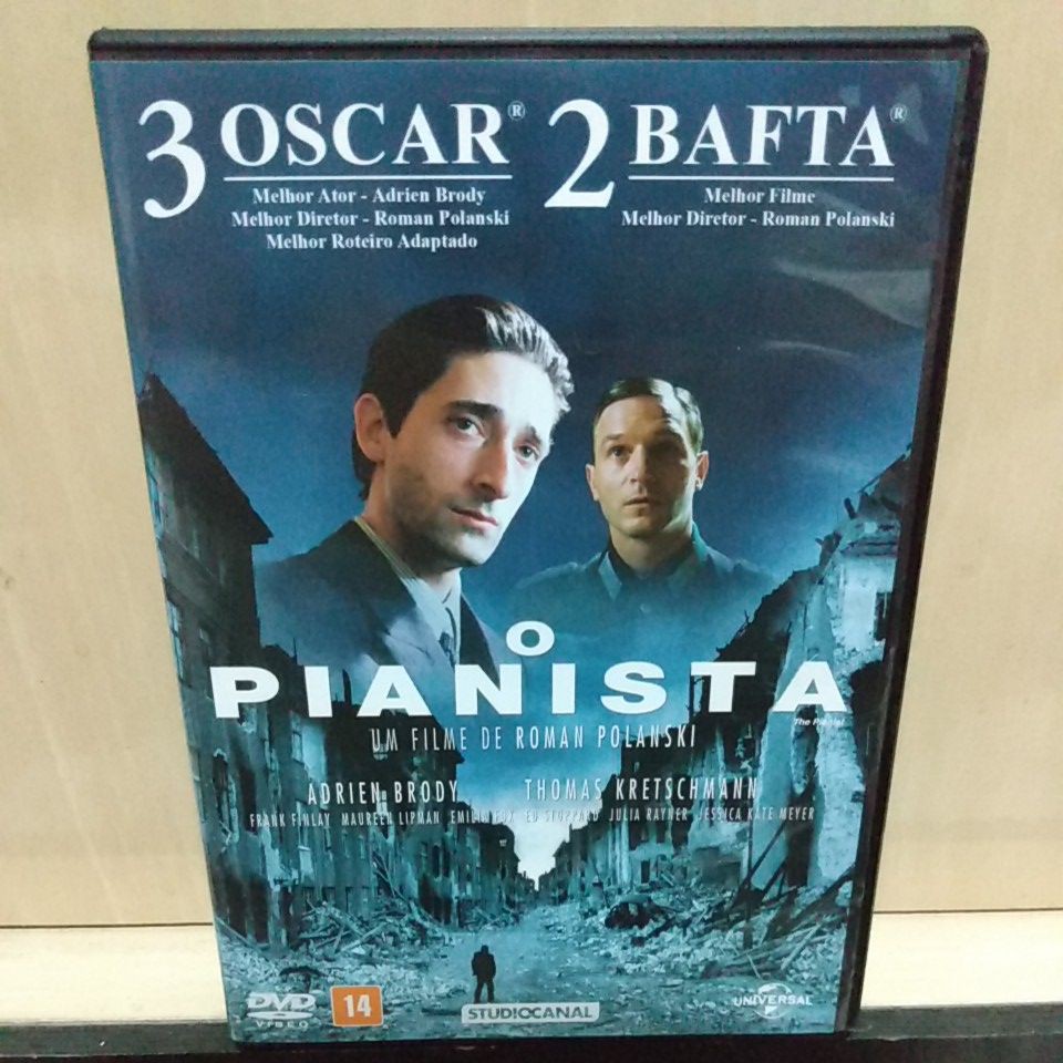 O Pianista Dvd Roman Polanski Shopee Brasil