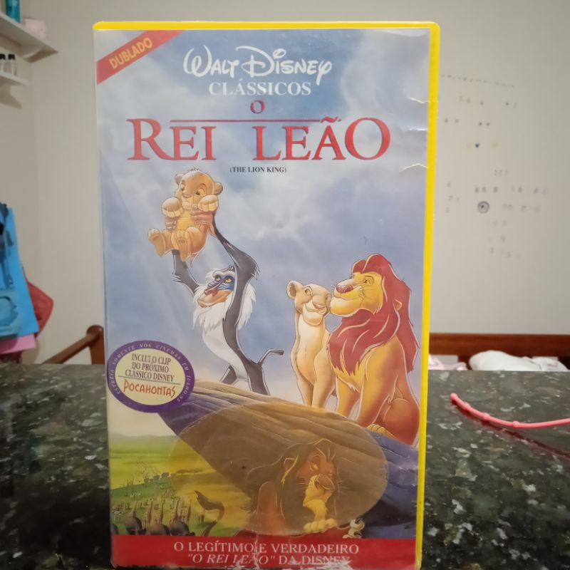 VHS original O Rei Leão verde Shopee Brasil