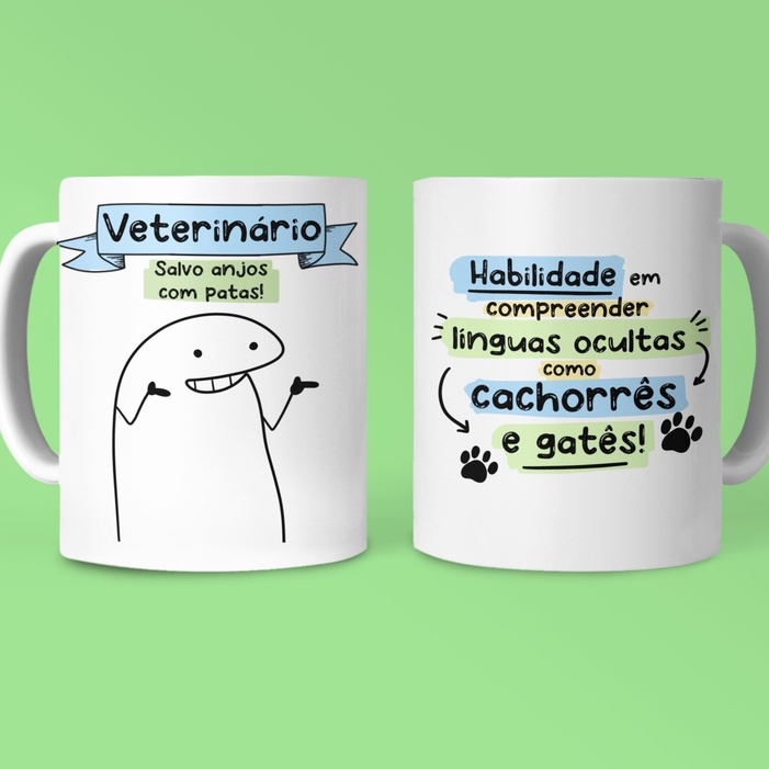 Caneca Flork Profiss O Veterinario Shopee Brasil