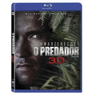 Blu Ray O Predador Arnold Schwarzenegger Blu Ray 3D Blu Ray Novo