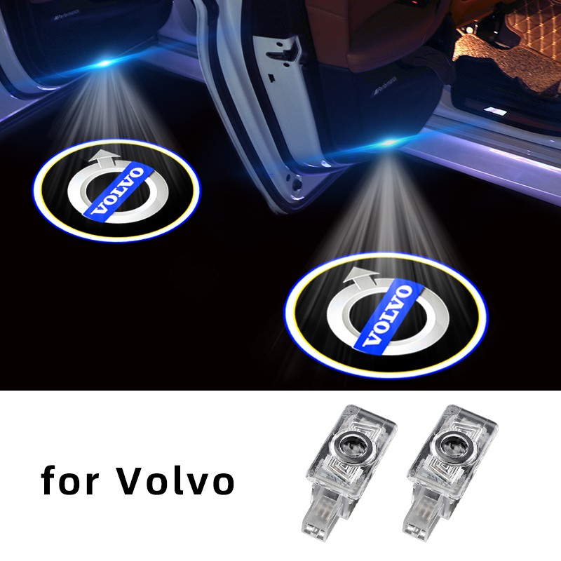 Luz De Boas Vindas Volvo Carro Led Logotipo Da Porta Cortesia Projector