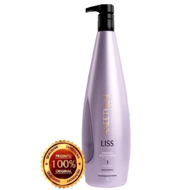 Aneethun Liss System Shampoo Disciplinante Litro Shopee Brasil