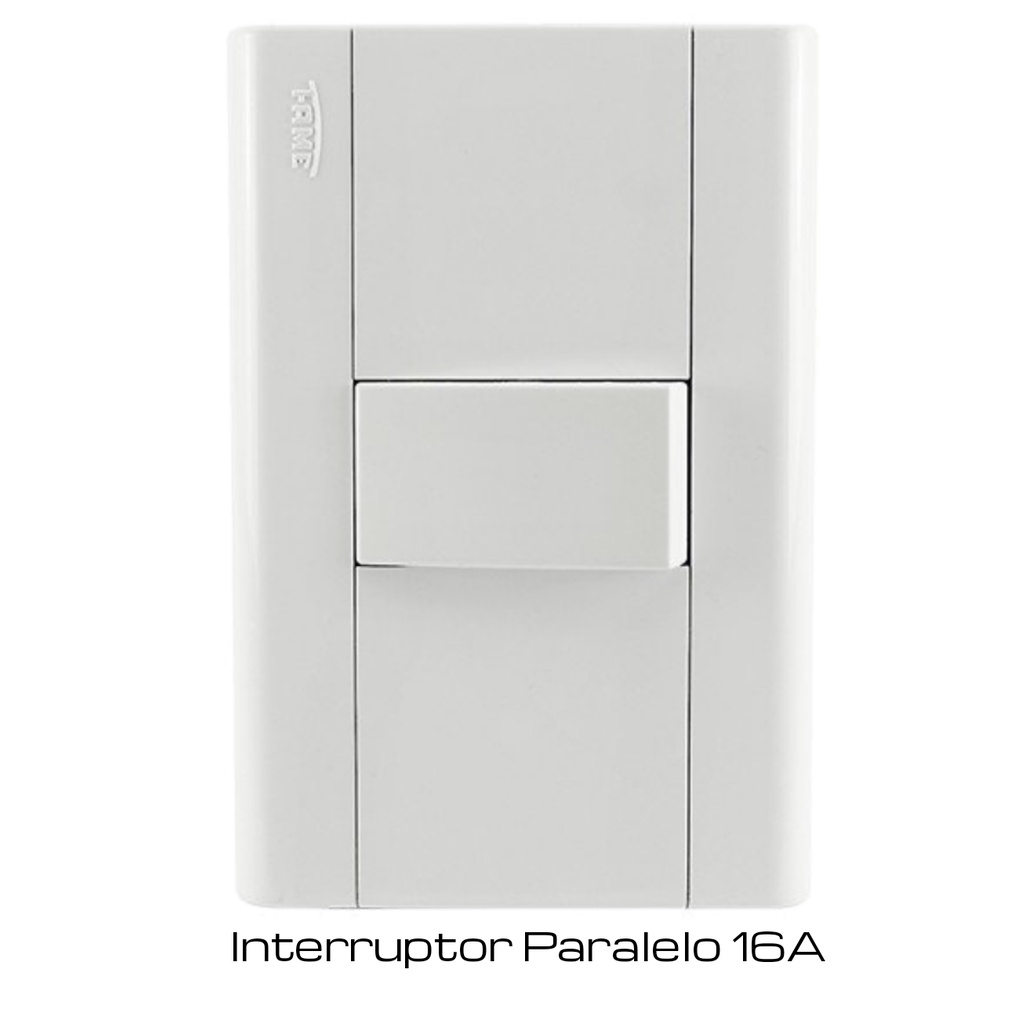 Conjunto Interruptor Paralelo A X Branco Fame Modulare Completo