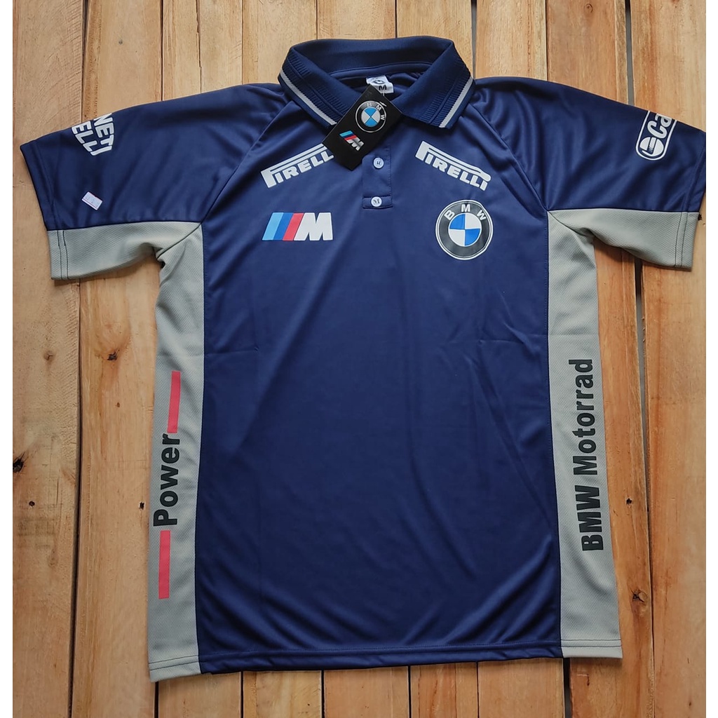 Camisa Polo Bmw Dryfit Masculino Lan Amento Shopee Brasil