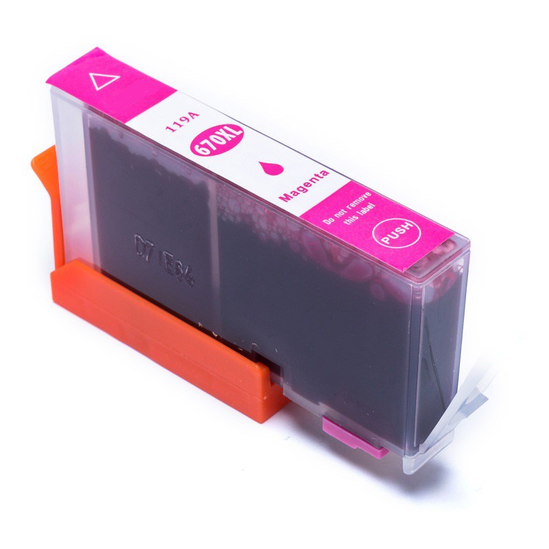 Cartucho Magenta 670xl 670 Xl Compatível Para Impressora HP Deskjet Ink