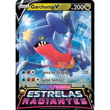 Carta Pokemon Garchomp V 25 Cartas Shopee Brasil