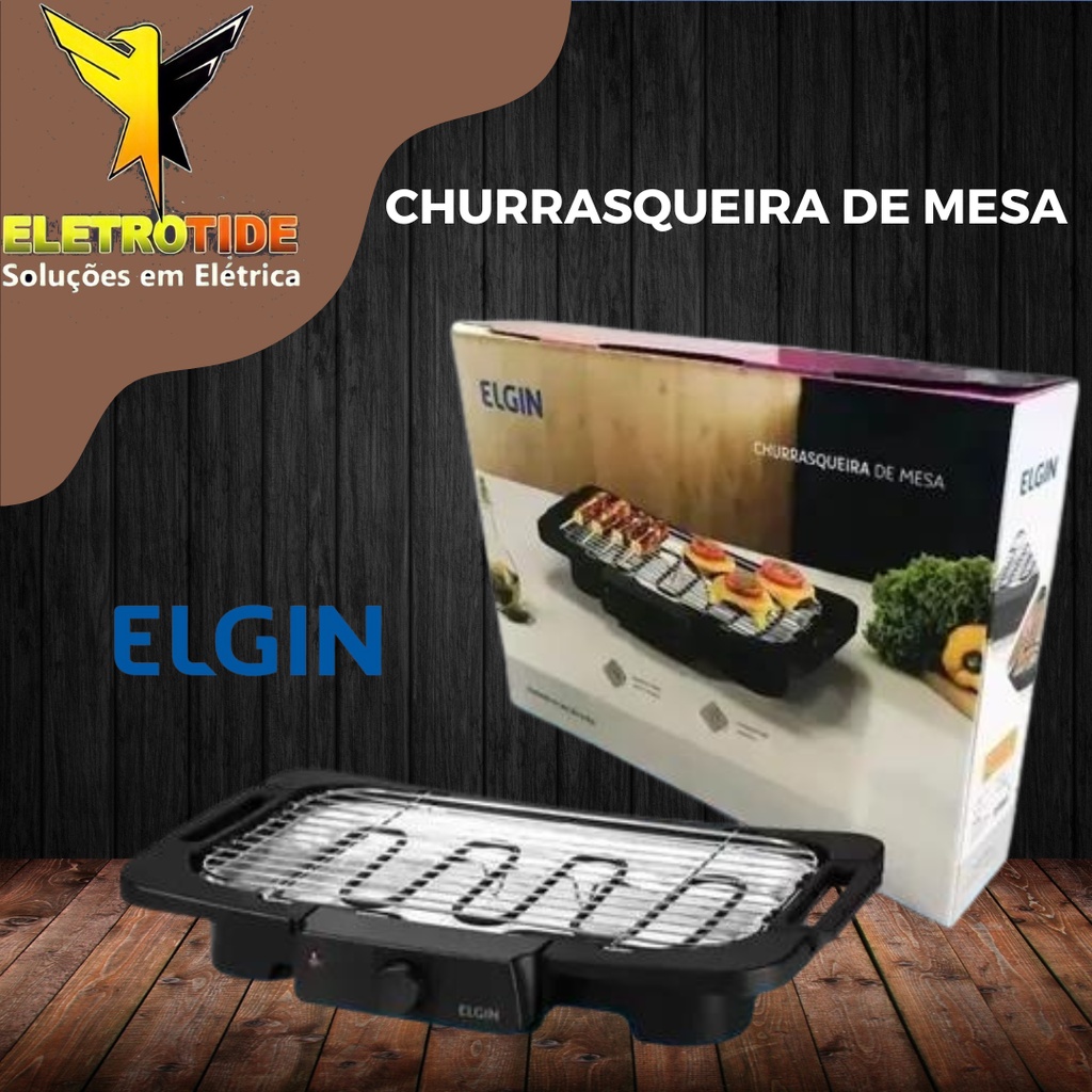 Churrasqueira Eletrica Grill Elgin Grelha W V Shopee Brasil