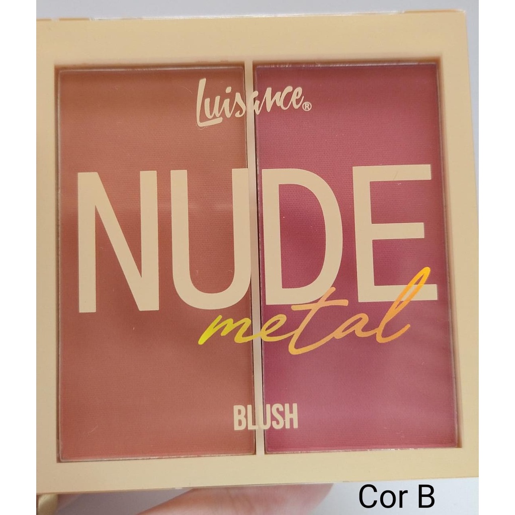 Blush NUDE Metal Luisance Shopee Brasil