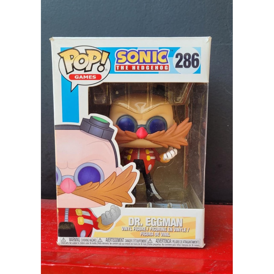 Funko Pop Games Sonic Dr Eggman 286 Funko Shopee Brasil