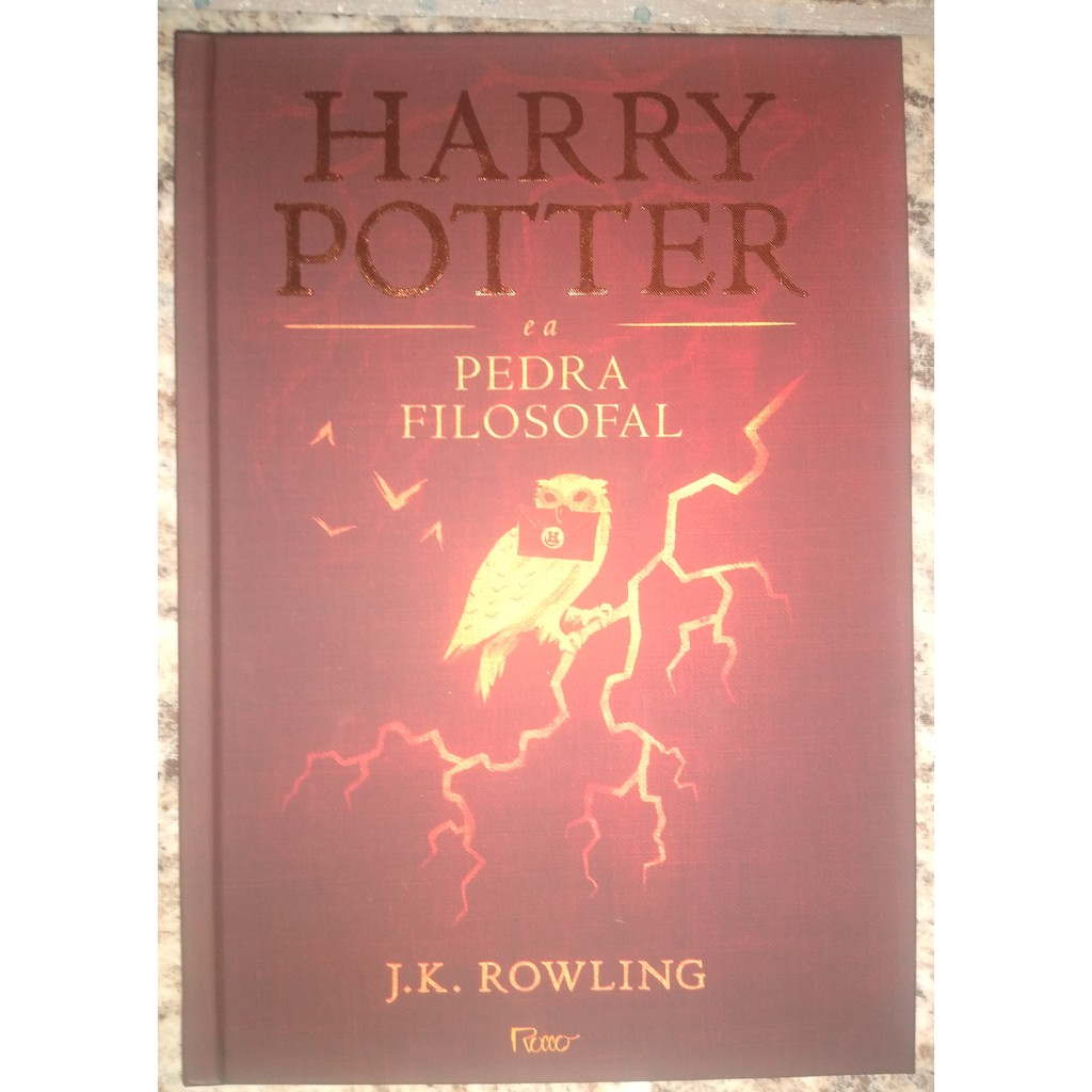 Livro Harry Potter E A Pedra Filosofal Capa Dura Shopee Brasil