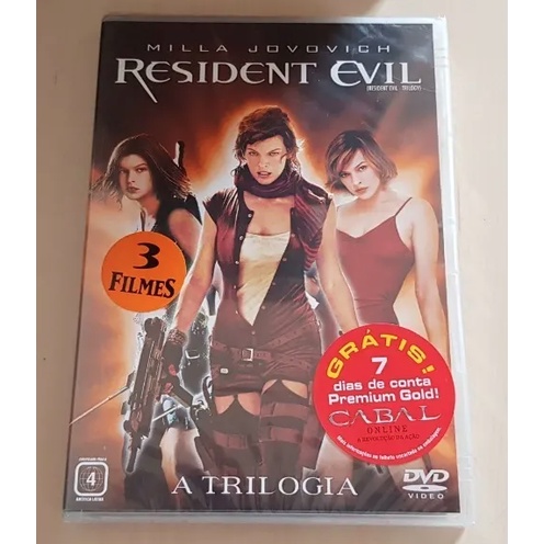 Dvd Resident Evil A Trilogia Lacrado Shopee Brasil