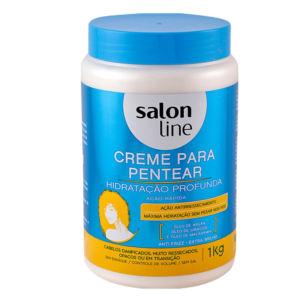 Creme De Pentear Salon Line Hidratac O Profunda Kg Shopee Brasil