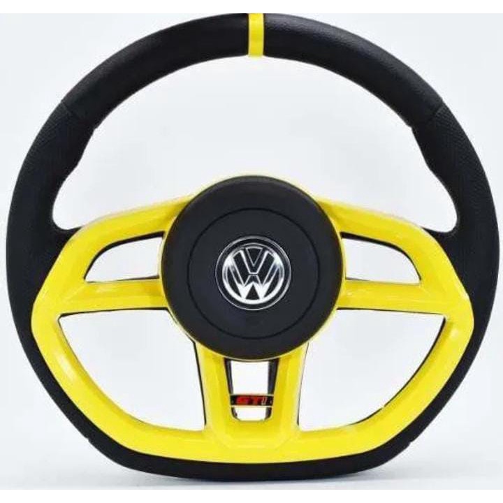 Volante Esportivo Gti Amarelo Golf Gol Shopee Brasil