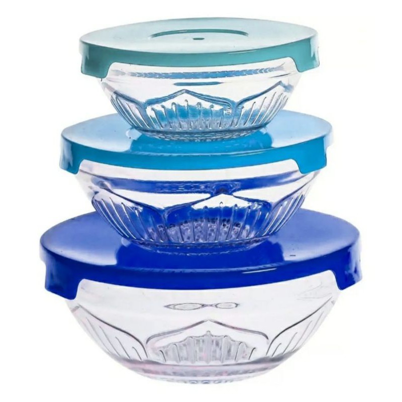 Potes Bowls Microondas Freezer Alimentos Transparente De Tigelas De