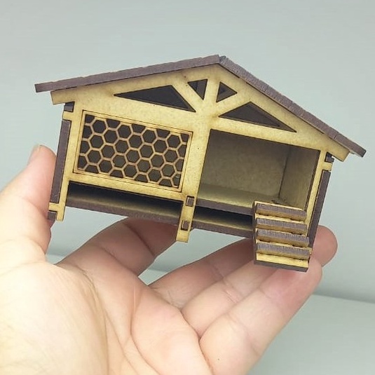 Mini Galinheiro D Em Mdf Mm Tema Fazendinha Shopee Brasil