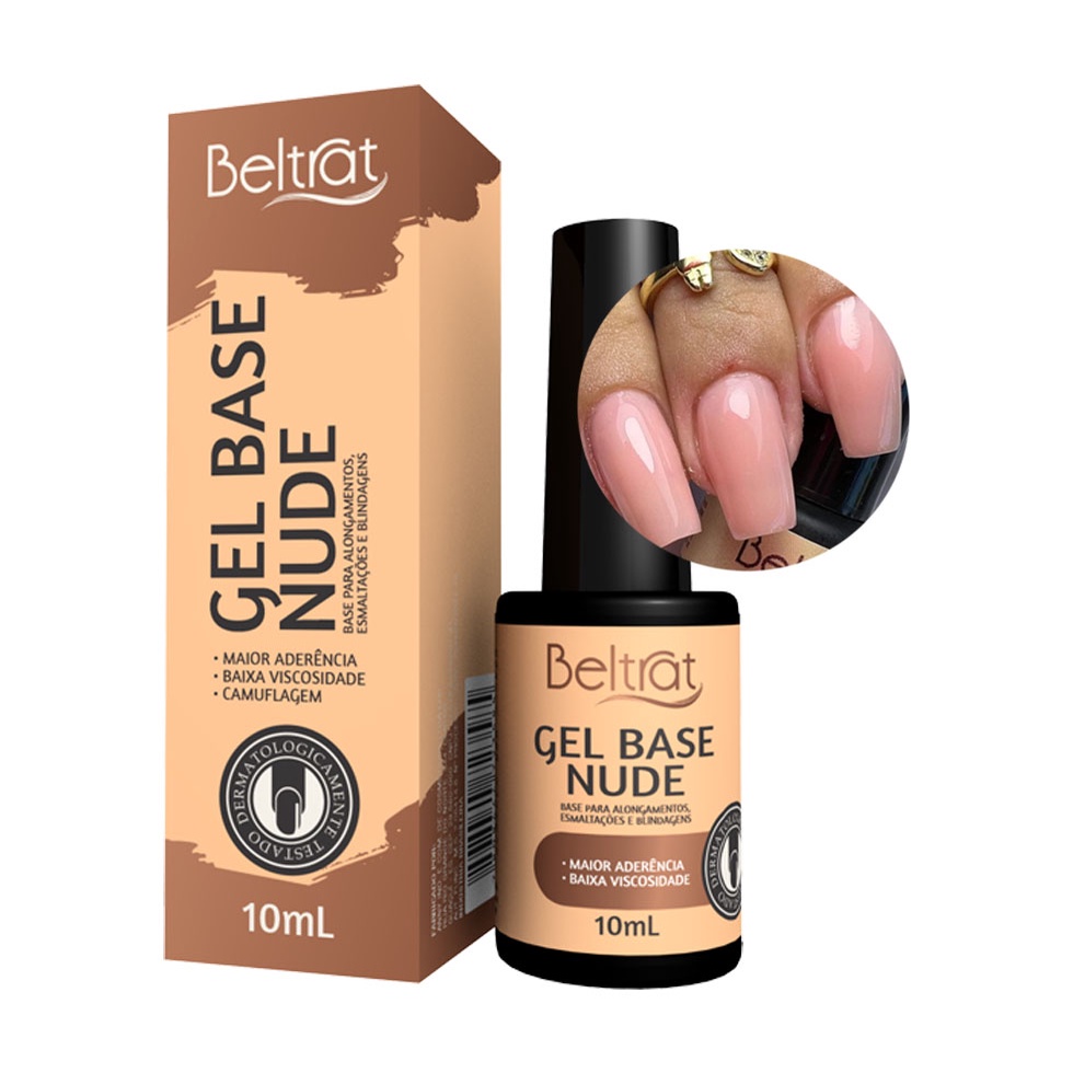 Gel Capa Base Cor Nude Beltrat Ml Blindagem Das Unhas Original C