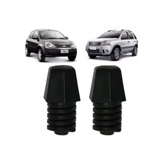 02 Batente Borracha Regula Porta Mala FORD Ecosport 2008 2009 2010 2011