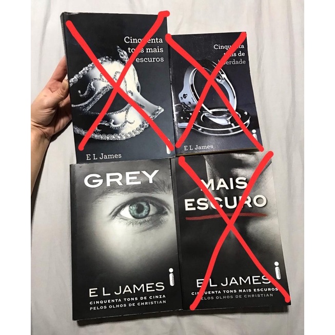 Livros Cinquenta Tons Mais Escuros Cinquenta Tons De Liberdade Grey