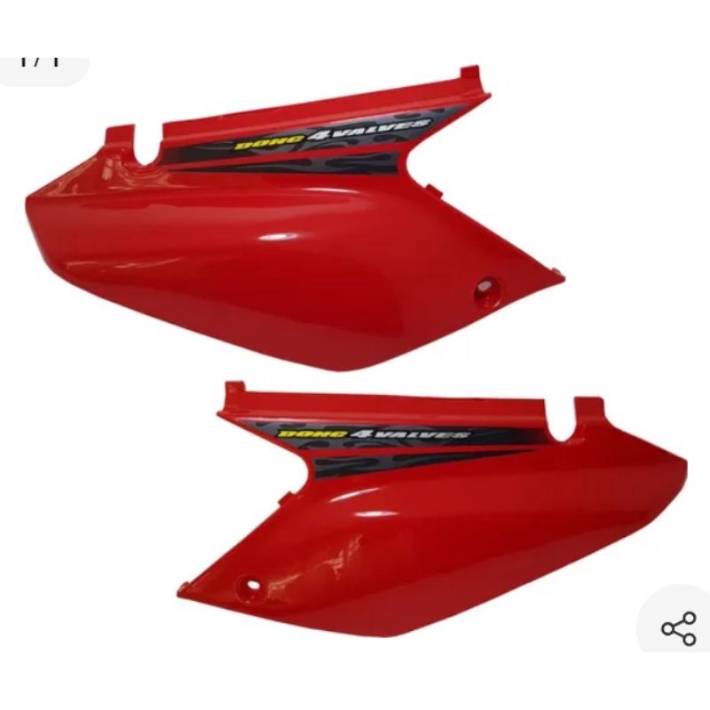 Tampa Lateral Par Adesivada Xr 250 Tornado Vermelha 2008 Shopee Brasil