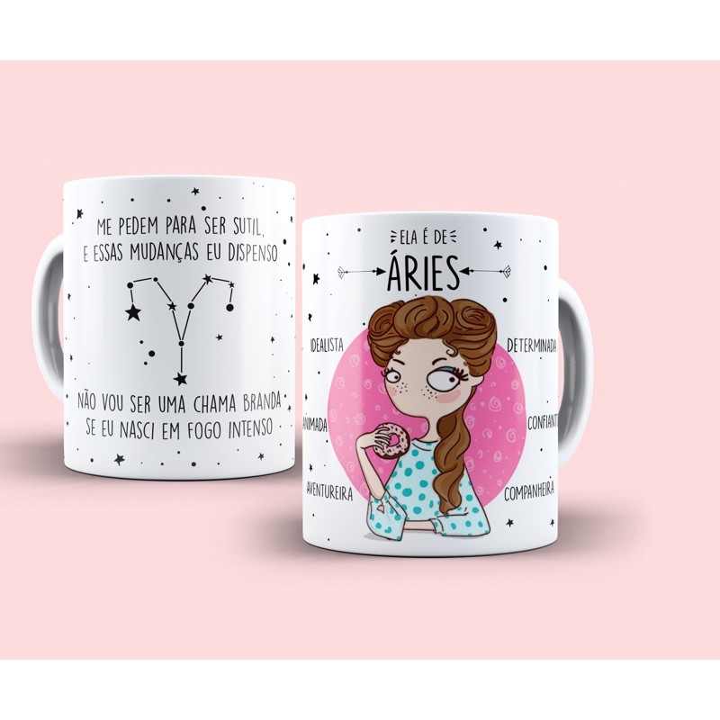 Caneca Personalizada Signos Shopee Brasil