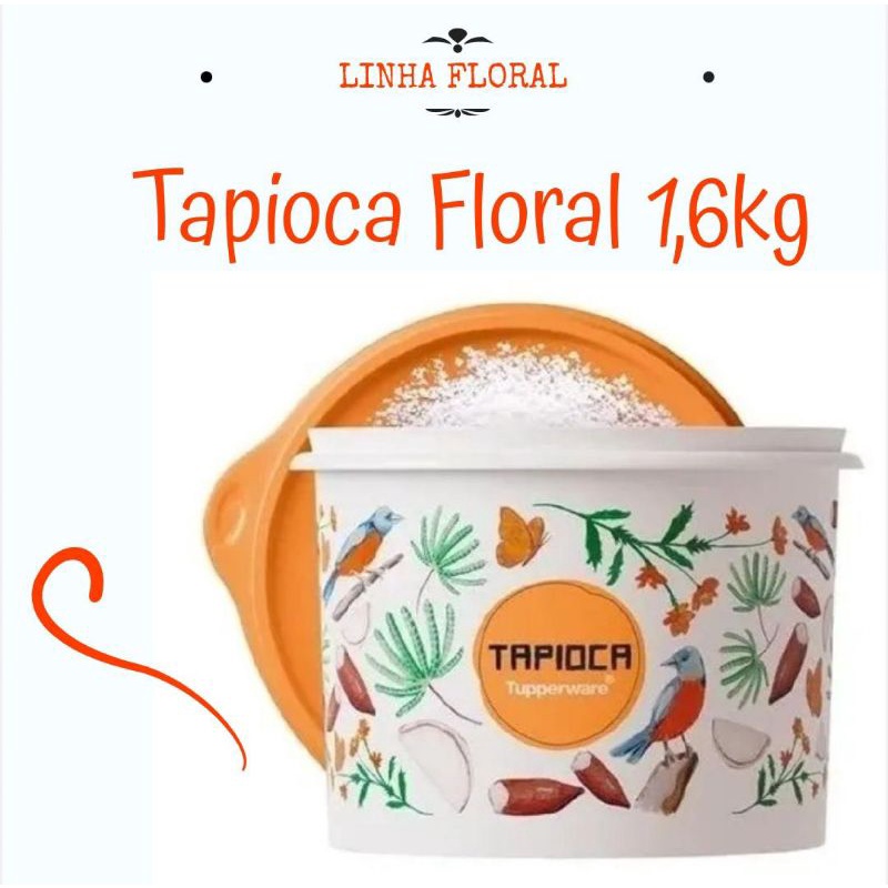 Tupperware Caixa Linha Floral Tapioca Kg Shopee Brasil