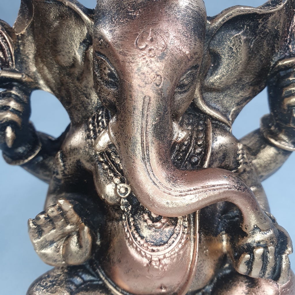 Ganesha Hindu Tamanho M Deus Da Sorte Prosperidade Sabedoria Em