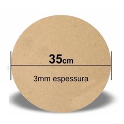 Sousplat Supla Soupla Suplat Para Mesa Posta Jogo Americano 35cm Mdf