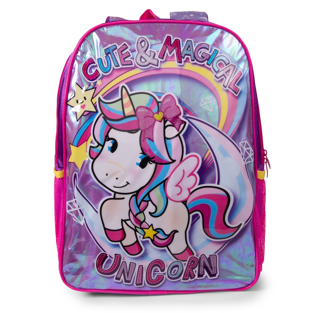 Mochila Escolar Unicornio Infantil Holografico Shopee Brasil