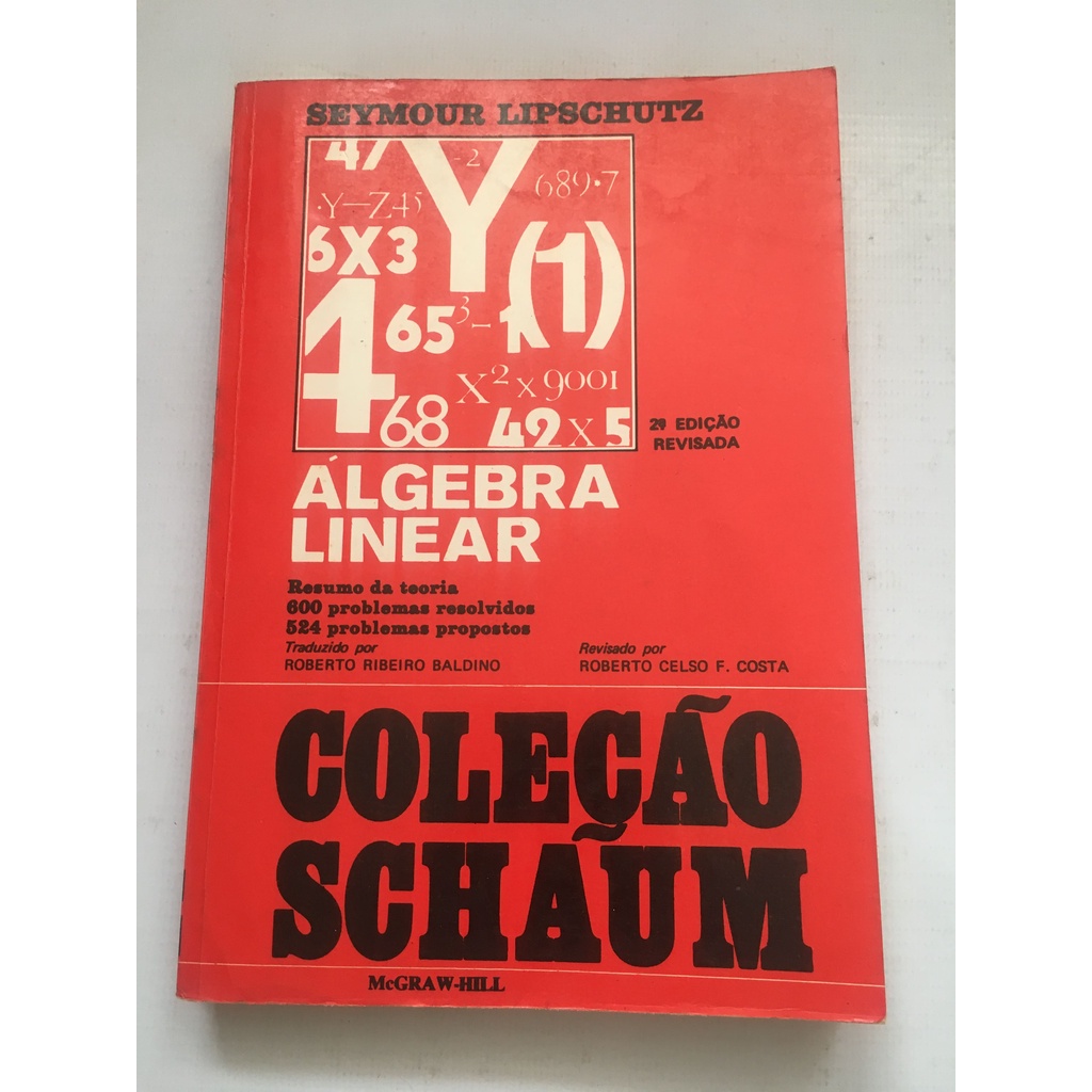 Livro Coleção Schaum Seymour Lipschutz Mc Graw L5664 Shopee Brasil