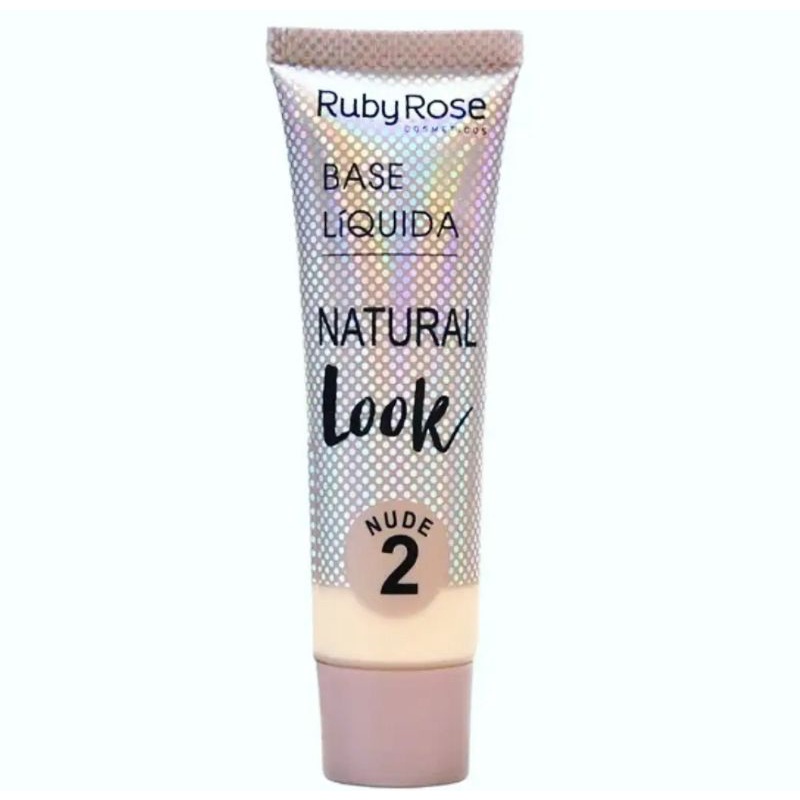 Base Líquida Natural Look Nude HB 8051 Ruby Rose Shopee Brasil