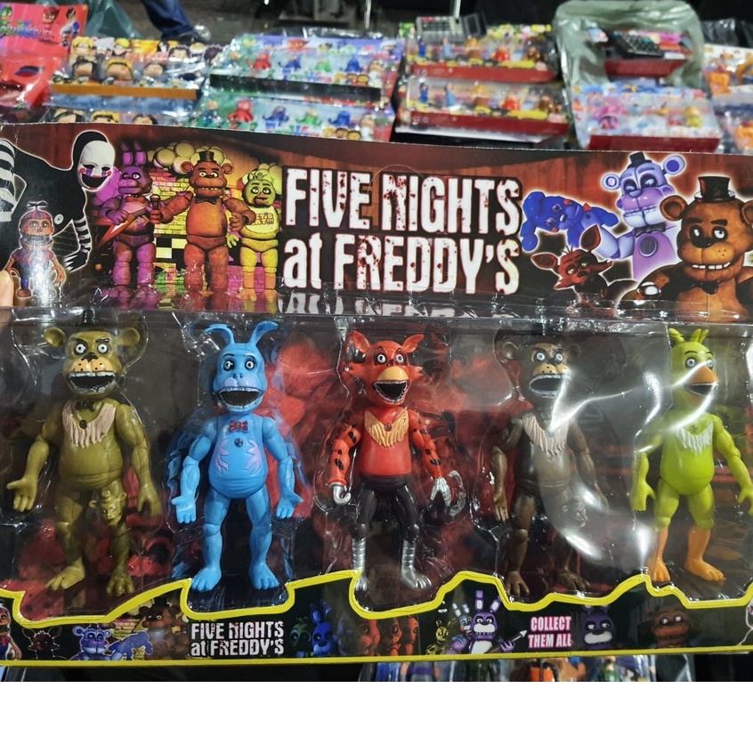 Kit Bonecos Animatronics Five Nights Freddy S Shopee Brasil