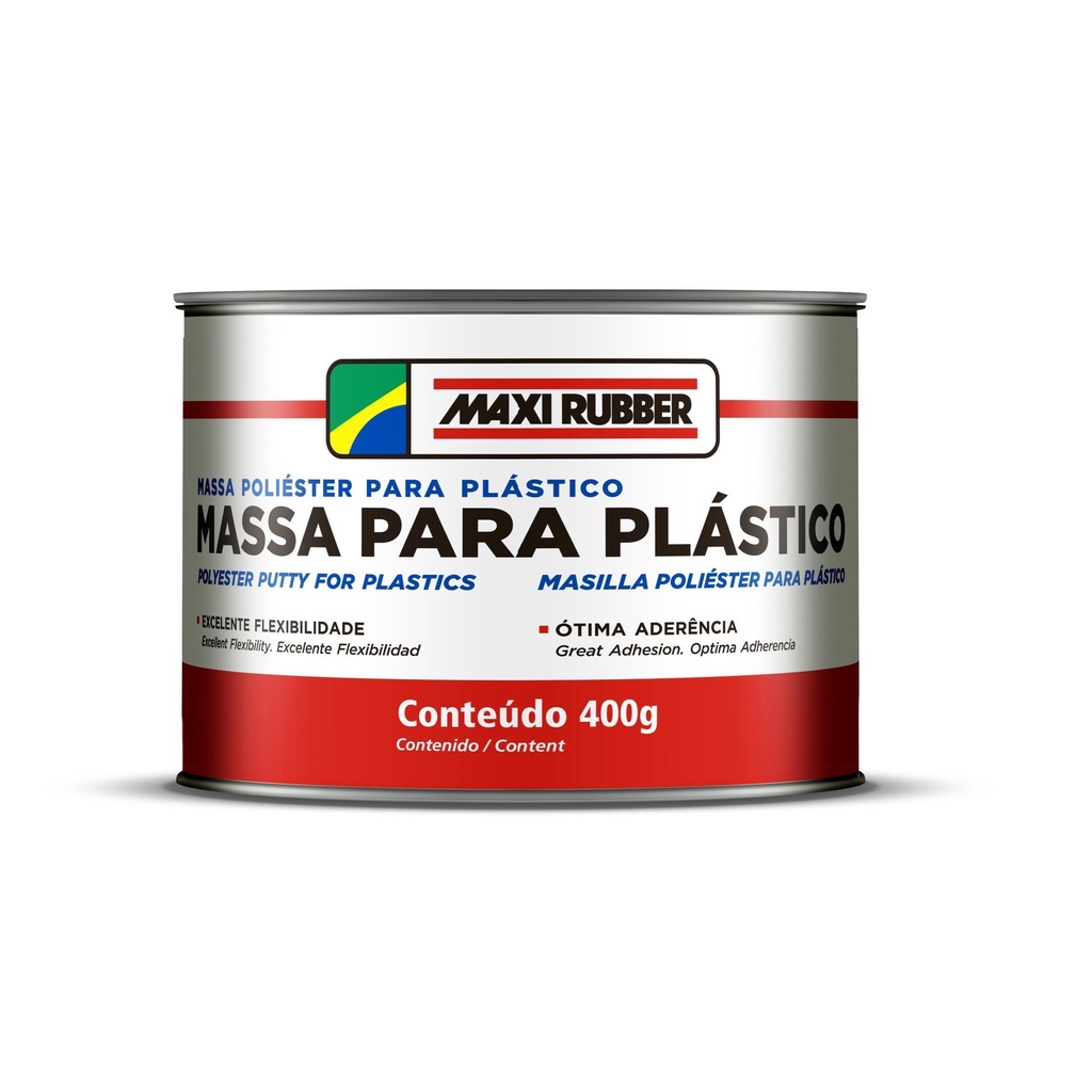 Massa Poliester Para Pl Sticos Gr Catalizador Maxi Rubber Shopee