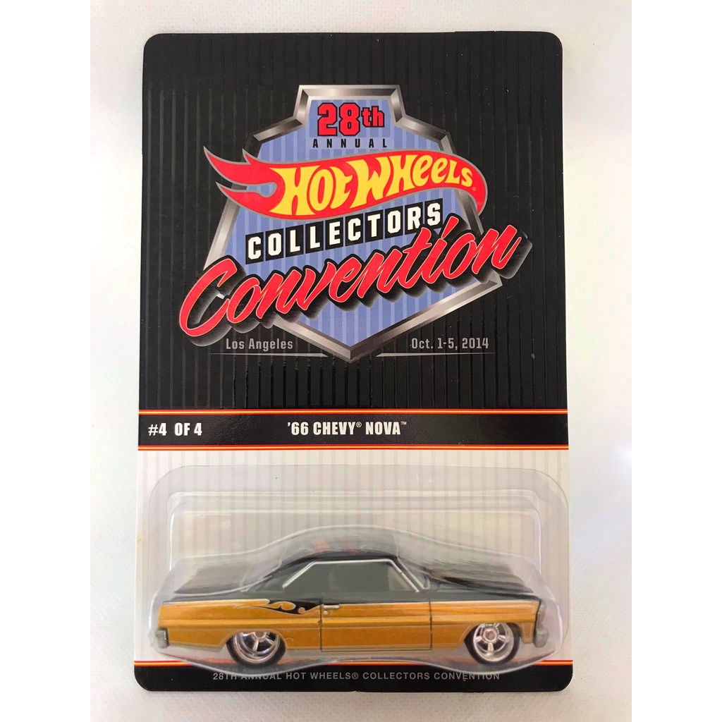 HOT WHEELS 66 CHEVY NOVA DOURADO 28TH ANNUAL COLLECTORS CONVENTION