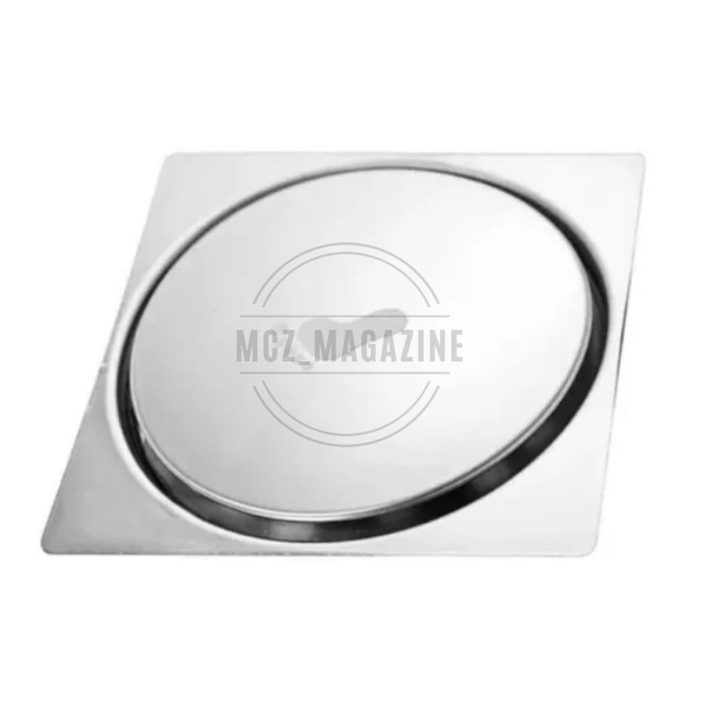 Ralo Inteligente Click 10x10 Cm Inox Banheiro Veda Cheiro Banheiro