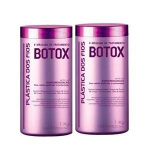 Kit 02 Botox Plastica Dos Fios Selagem Termica Progressiva 1kg Shopee